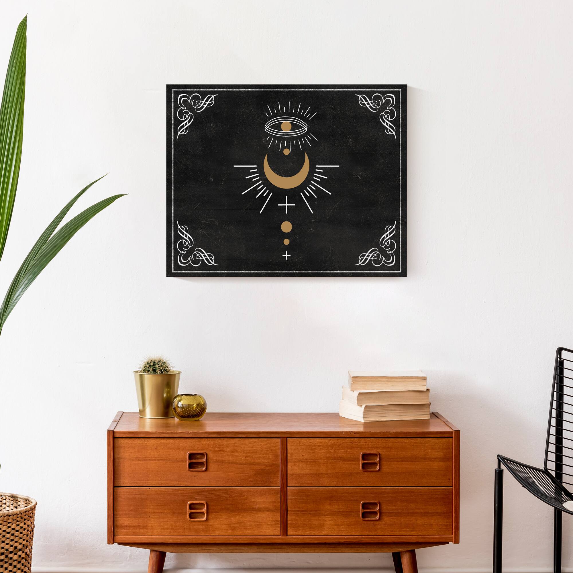 Eye Moon Boarder 8 16" x 20" Canvas Wall Art